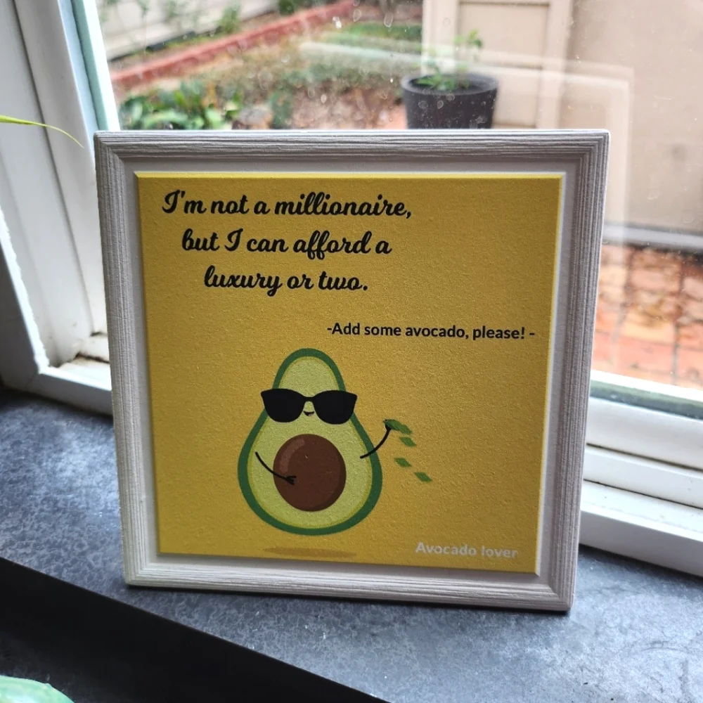 Avacado Lovers Decorative Pic w/Gift Box - Picture 10 of 12